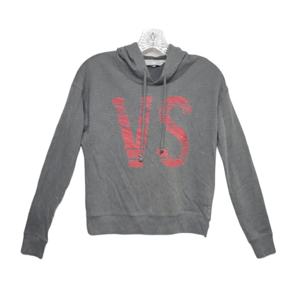 Victorias Secret Women's VS Winter Snowflake Begonia Hoodie Gray Size XS - Picture 1 of 6